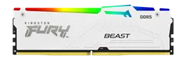 DDR5 64GB (2X32GB) 5600MHZ CL40 DIMM [FURY BEAST] WHITE RGB XMP
