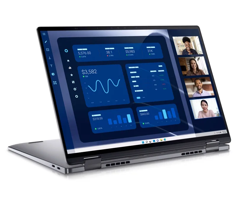 DELL LATITUDE 9450 2-U-1 14 INCH QHD+ 500NITS TOUCH CORE ULTRA 7 165U 16GB 512GB SSD BACKLIT FP WIN1