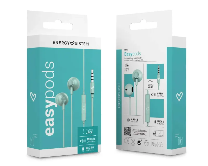ENERGY SISTEM EASYPODS MINT SLUŠALICE (M45931)