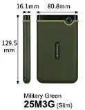 EXTERNAL HDD 2TB SLIM FORM FACTOR, M3G, USB 3.1, 2.5, ANTI-SHOCK SYSTEM, BACKUP SOFTWARE, 185G, MILI