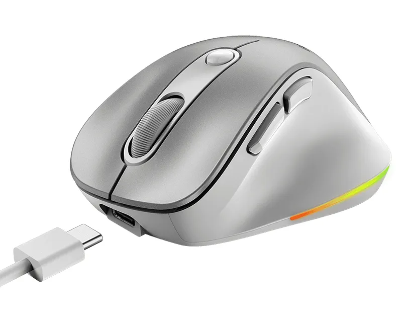 GENIUS ERGO 9000S PRO SILVER USB BEŽIČNI SIVI MIŠ