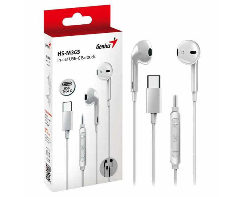 GENIUS HS-M365 BELE SLUŠALICE