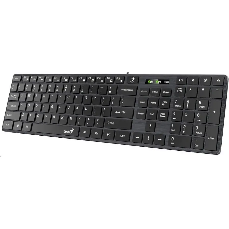 GENIUS SLIMSTAR 126,USB, BLK, US
