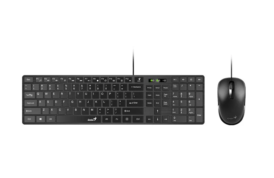 GENIUS SLIMSTAR C126,BLK,USB,SERGK-210003