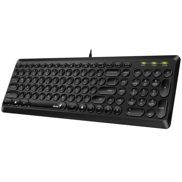 GENIUS SLIMSTAR Q200,USB,BLK,SER