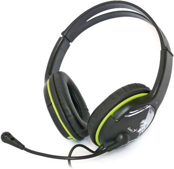 GENIUS SLUŠALICE SA MIKROFONOM HS-400A GREEN