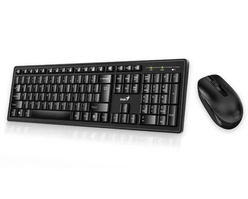 GENIUS SMART KM-8200 WIRELESS USB US CRNA TASTATURA + MIŠ