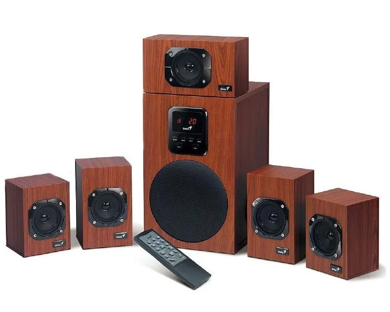 GENIUS SW-HF5.1 4800 V2 WOOD ZVUČNICI