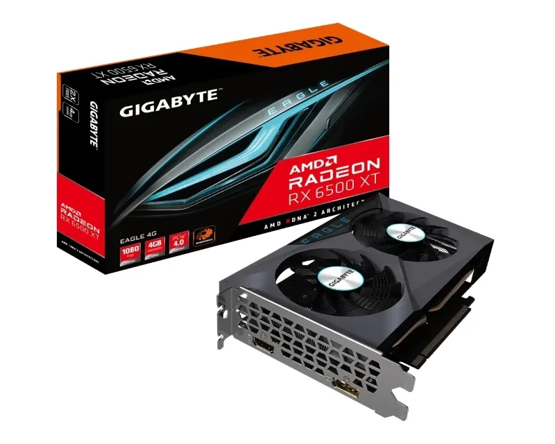 GIGABYTE AMD RADEON RX 6500 XT EAGLE OC 4GB 64BIT GV-R65XTEAGLE-4GD GRAFIČKA KARTA