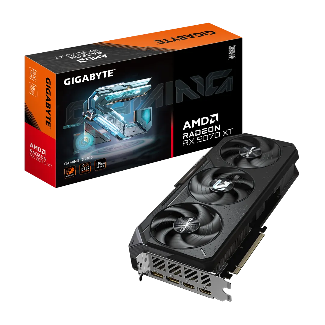GIGABYTE AMD RADEON RX 9070 XT GAMING OC 16GB GV-R9070XTGAMING OC-16GD REV. 1.0