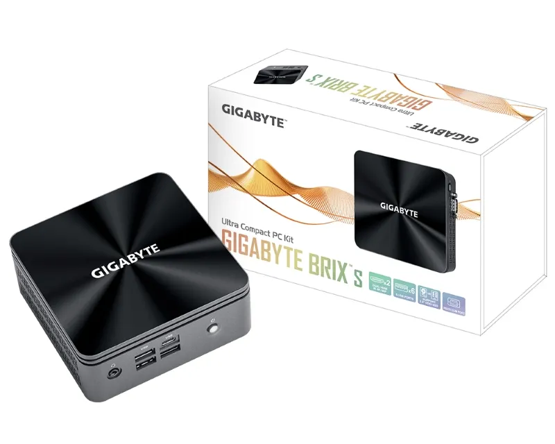 GIGABYTE GB-BRI5H-10210(E) BRIX MINI PC INTEL I5-10210U 1.6 GHZ(4.20 GHZ)
