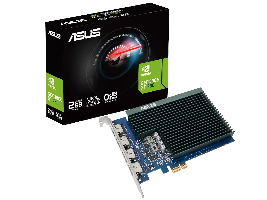 GRAFICKA KARTA ASUS GT730-4H-SL-2GD5 NVD/2GB/GDDR5/64BIT/CRNA