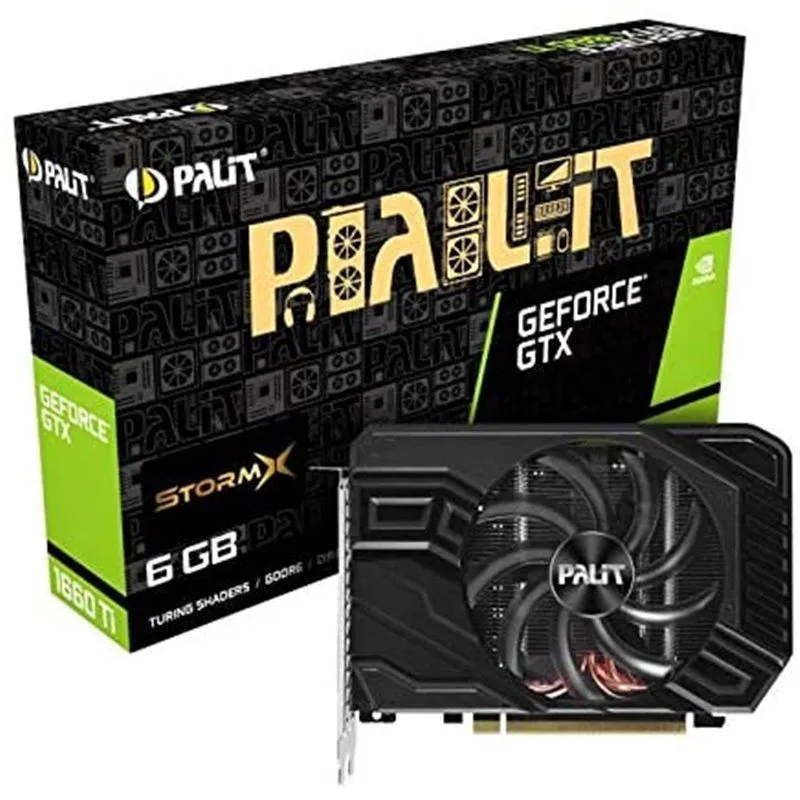 GRAFICKA KARTA PALIT GTX1660TI STORMX NE6166T018J9-161F NVD/6GB/GDDR6/192BIT/CRNA