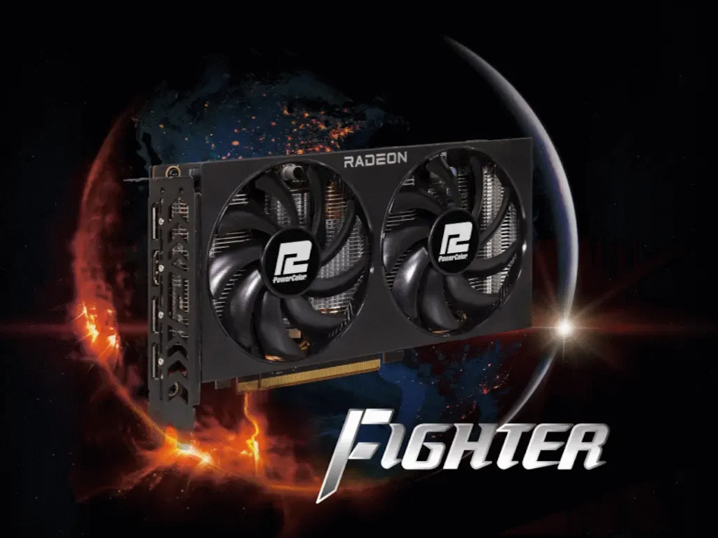 Graficka karta POWER COLOR  RX 7600 8G-F Fighter AMD/8GB/GDDR6/128bit/crna