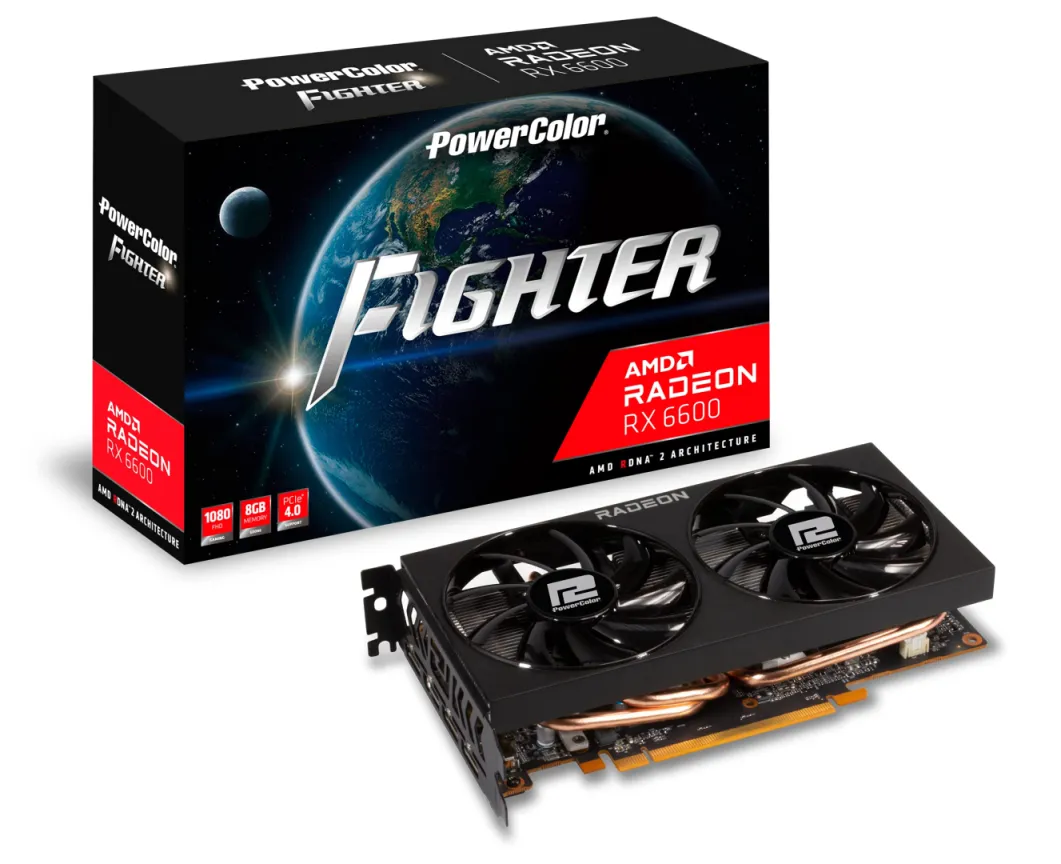 Graficke karta POWER COLOR AXRX 6600 3DH  AMD/8GB/GDDR6/128bit/crna