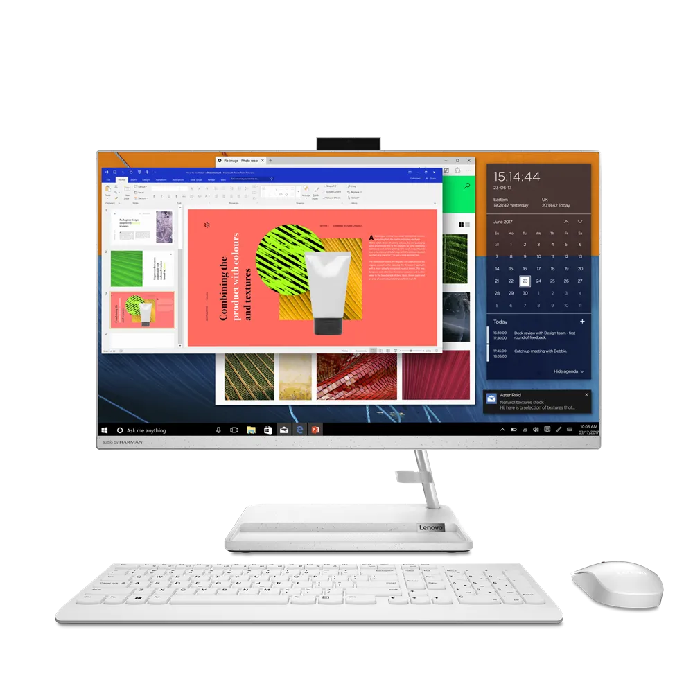 IDEACENTRE AIO 3 27ALC6 ALL-IN-ONE (WHITE) 8-CORE RYZEN 7 7730U 2.0-4.5GHZ/20MB, 16GB DDR4, 512GB-SS