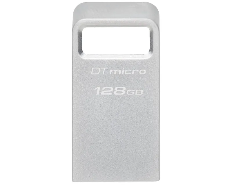 KINGSTON 128GB DATATRAVELER MICRO USB 3.2 FLASH DTMC3G2/128GB SREBRNI