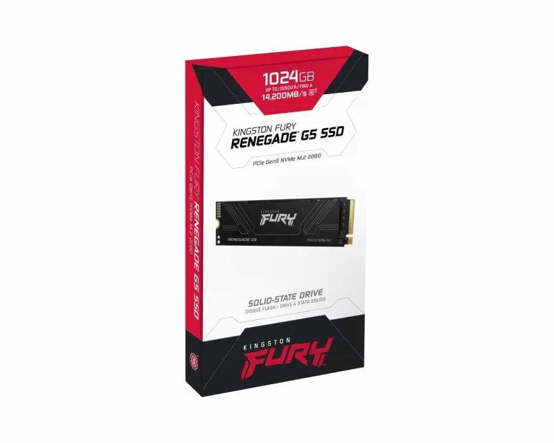 KINGSTON 1TB M.2 NVME SFYR2S/1T0 SSD FURY RENEGADE G5 SSD