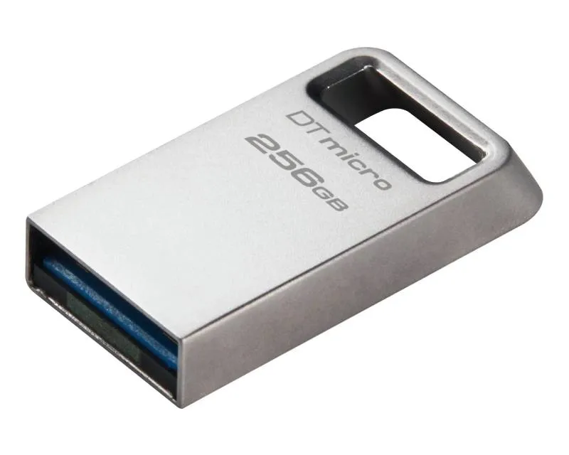 KINGSTON 256GB DATATRAVELER MICRO USB 3.2 FLASH DTMC3G2/256GB SREBRNI