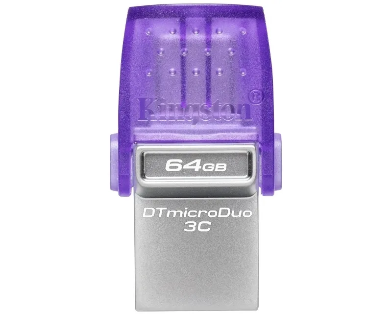 KINGSTON 64GB DATATRAVELER MICRODUO 3C USB 3.2 FLASH DTDUO3CG3/64GB