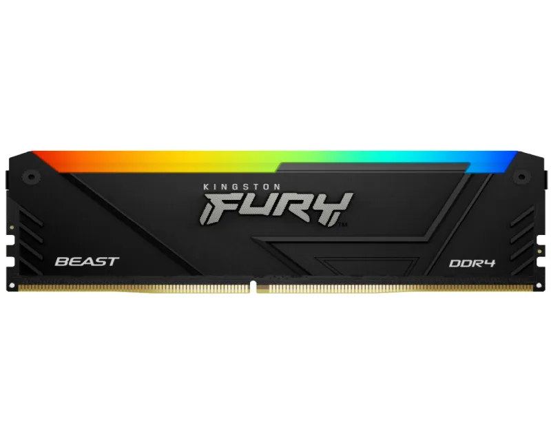 KINGSTON DIMM DDR4 8GB 3600MT/S KF436C17BB2A/8 FURY BEAST RGB BLACK