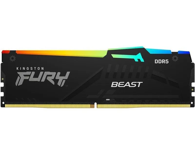 KINGSTON DIMM DDR5 16GB 6800MT/S KF568C34BBEA-16 FURY BEAST BLACK RGB EXPO