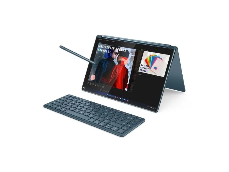 LAPTOP LENOVO YOGA BOOK 9 14IAH10 WIN11 PRO/14" 2.8K OLED MT/U7-255H/32GB/1TB/BKLT ENG/SMARAGD
