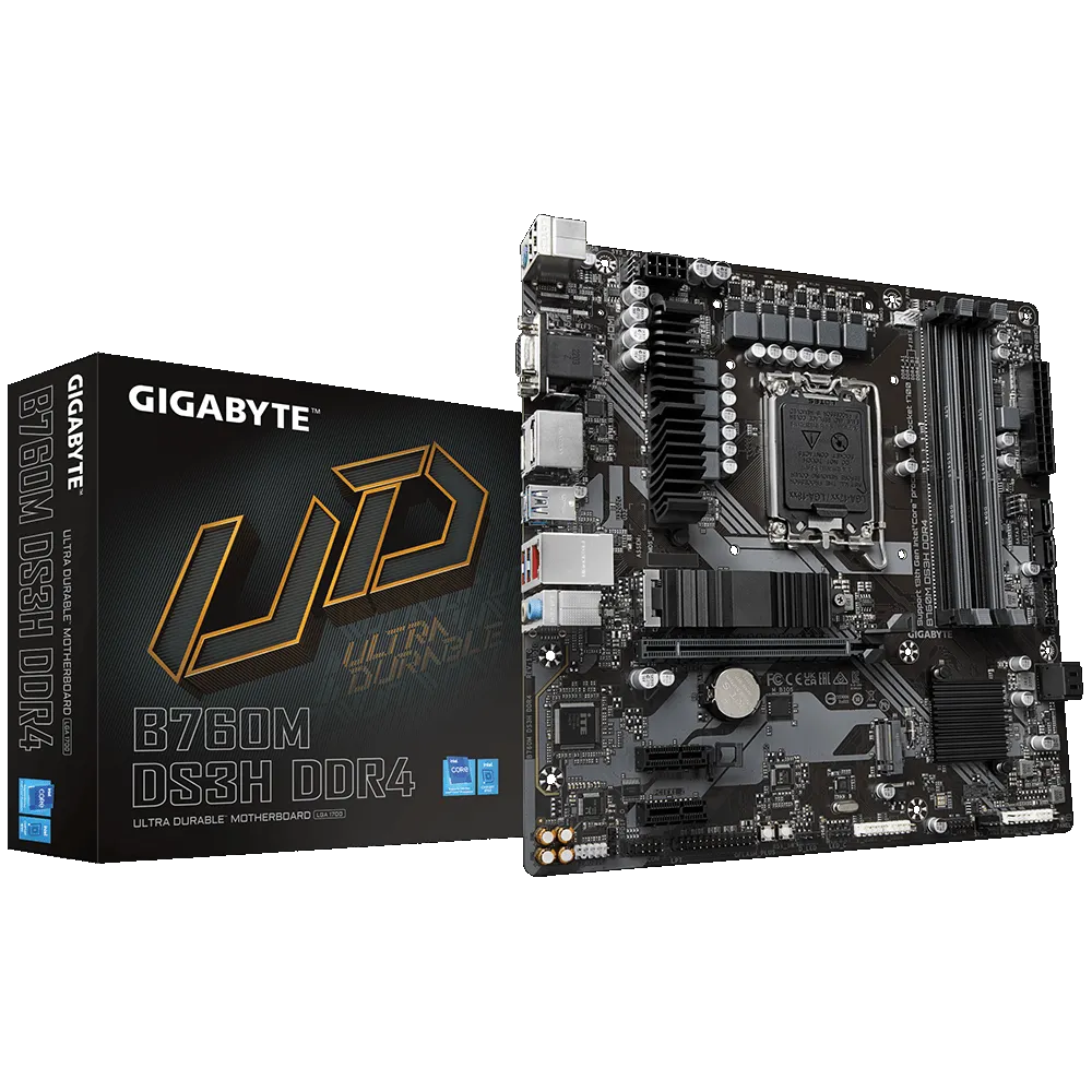 LGA1700, INTEL B760 CHIPSET, 4X DDR4, SUPPORT 13TH AND 12TH GEN SERIES PROCESSORS