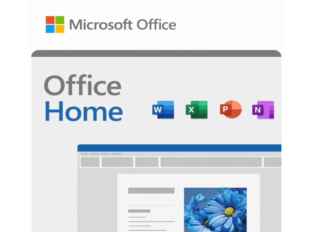LICENCA MICROSOFT RETAIL OFFICE HOME 2024 ENGLISH/64BIT/PKC/1PC