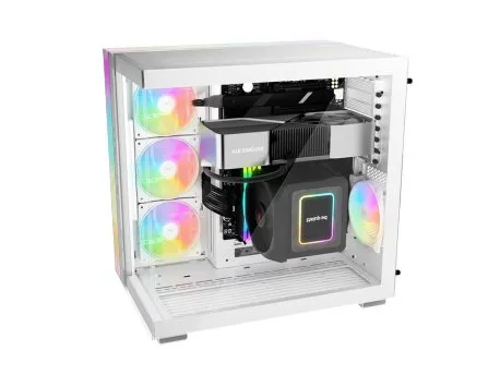 LIGHT BASE 600 LX White, MB compatibility: ATX / M-ATX / Mini-ITX, 4 Light Wings LX 120mm PWM fans,