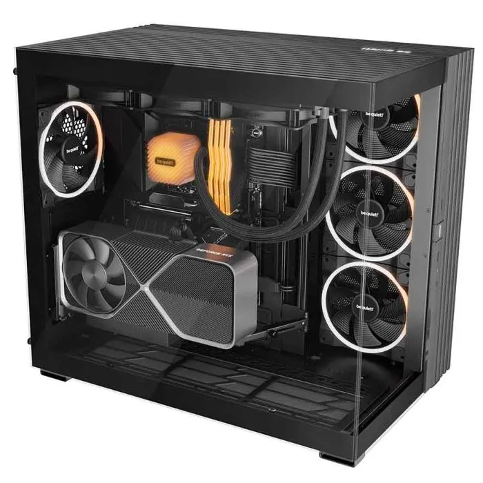 LIGHT BASE 900 DX BLACK, MB COMPATIBILITY: E-ATX/ ATX / M-ATX / MINI-ITX, ARGB ILLUMINATION, SUPPORT