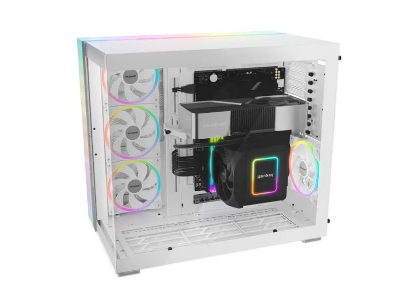 LIGHT BASE 900 FX WHITE, MB COMPATIBILITY: E-ATX / ATX / M-ATX / MINI-ITX, 4 LIGHT WINGS 140MM PWM F