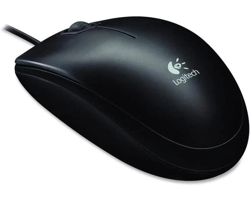 LOGITECH B100 OPTICAL USB CRNI MIŠ