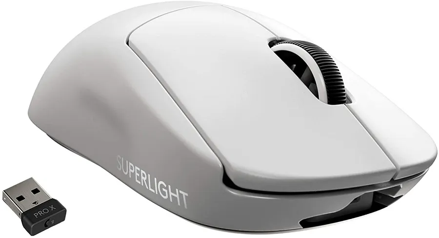 LOGITECH G PRO X SUPERLIGHT WIRELESS GAMING MOUSE, WHITE