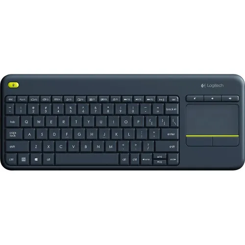 LOGITECH K400 PLUS WIRELESS TOUCH KEYBOARD BLACK, US