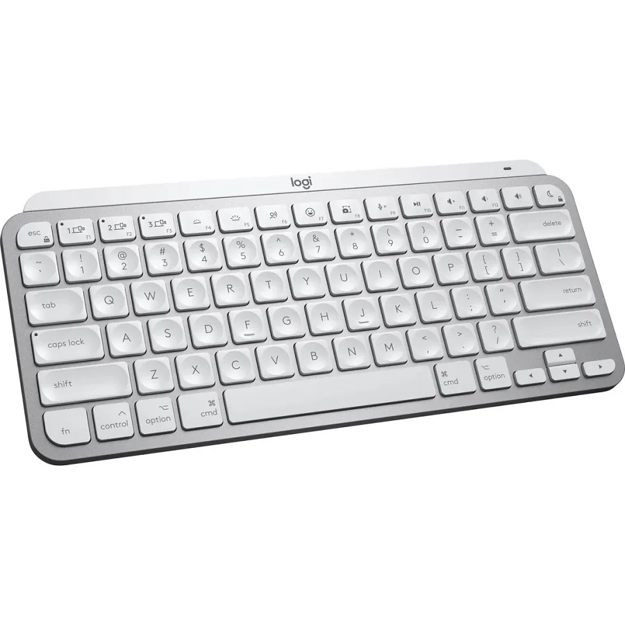 LOGITECH MX KEYS MINI WIRELESS ILLUMINATED KEYBOARD - PALE GREY - US