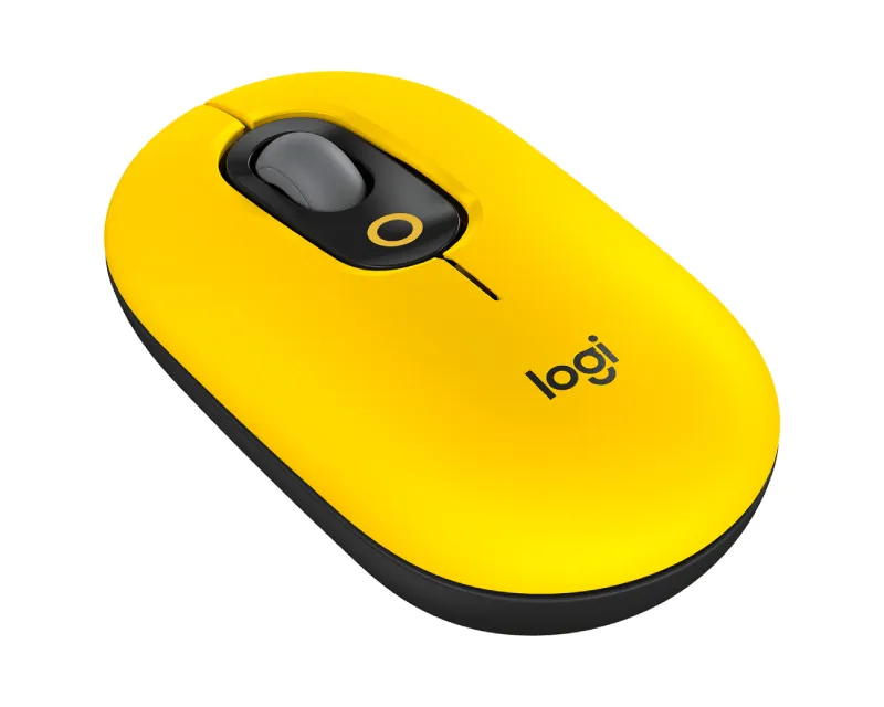 LOGITECH POP MOUSE WITH EMOJI, BLAST YELLOW MIŠ