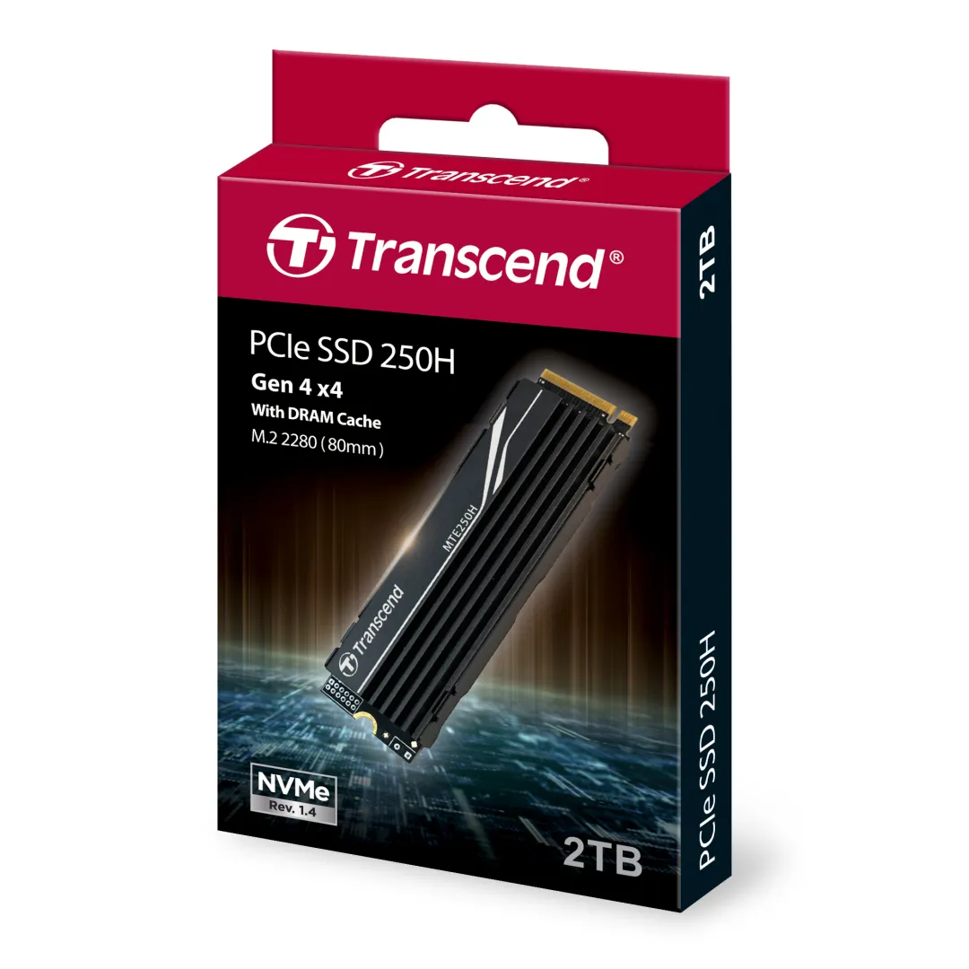 M.2 NVME 2TB, 2280, PCIE GEN 4X4, 3D TLC, WITH DRAM(METAL HEATSINK)