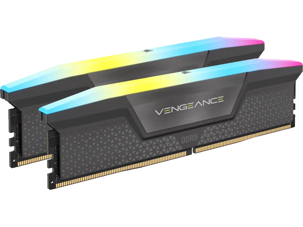 MEMORIJA CORSAIR VENGEANCE 32GB(2X16GB)/DDR5/6000MHZ/CL36/1.4V/RGB/EXPO & XMP