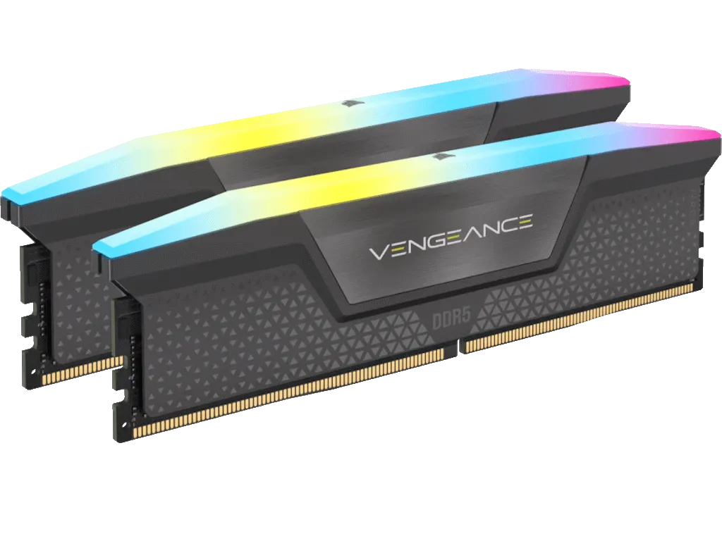 MEMORIJA CORSAIR VENGEANCE 32GB(2X16GB)/DDR5/6400MHZ/CL36/1.35V/RGB/EXPO & XMP