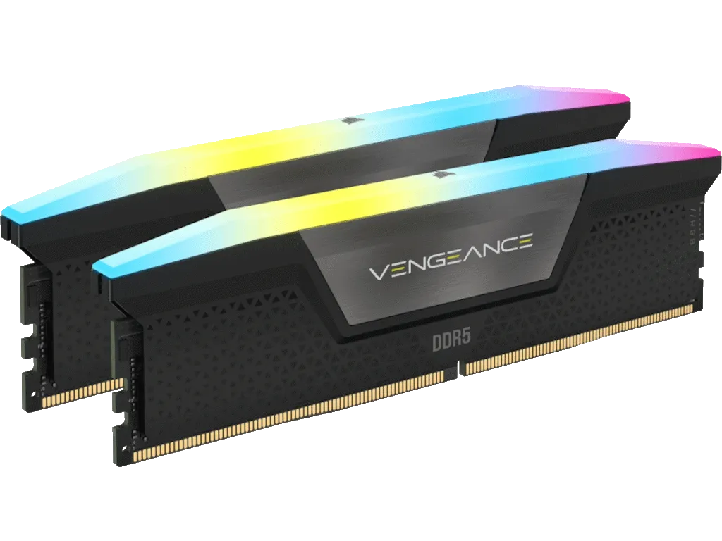 MEMORIJA CORSAIR VENGEANCE 64GB(2X32GB)/DDR5/6400MHZ/CL32/1.40V/RGB/XMP