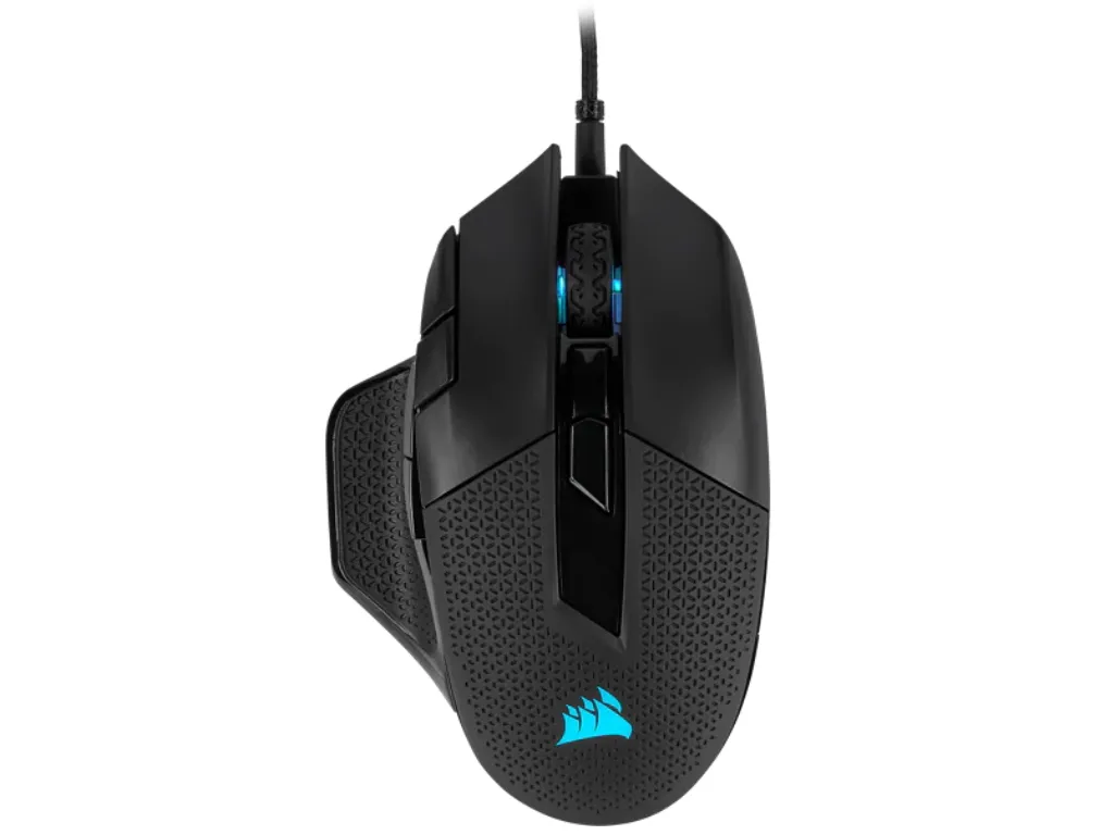 MIŠ CORSAIR NIGHTSWORD ŽICNI/CH-9306011-EU/GAMING/CRNA