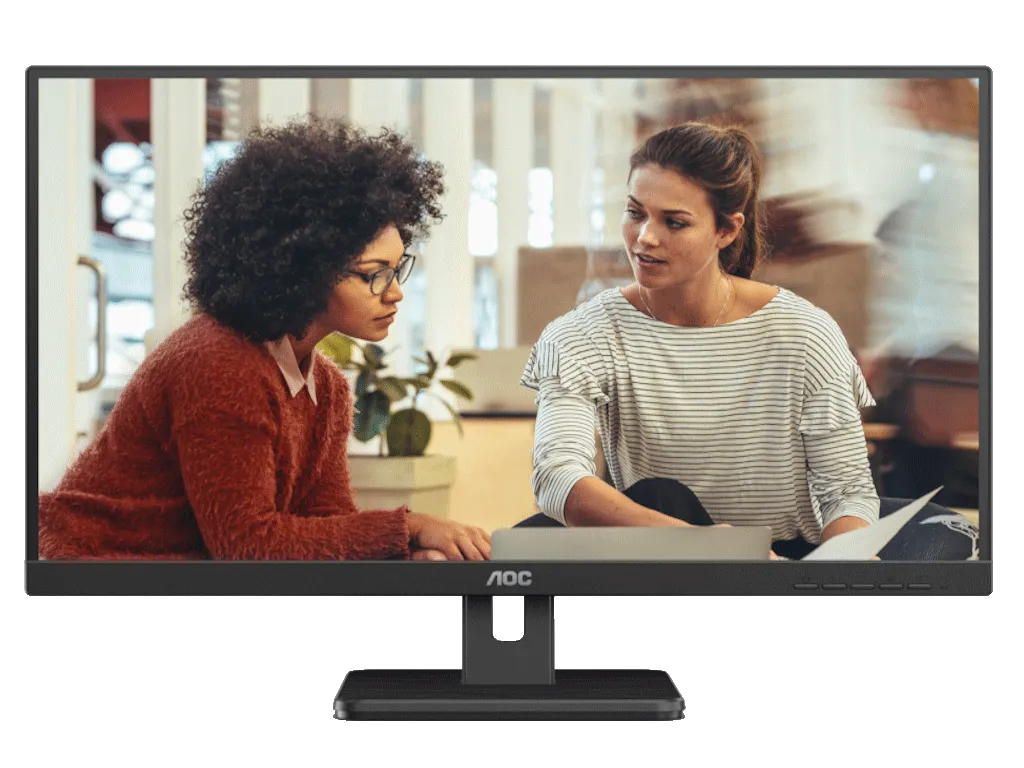 MONITOR AOC 27E3UM 27"/VA/1920X1080/75HZ/4MS GTG/VGA,HDMI, DP,USB/ZVUCNICI/CRNA