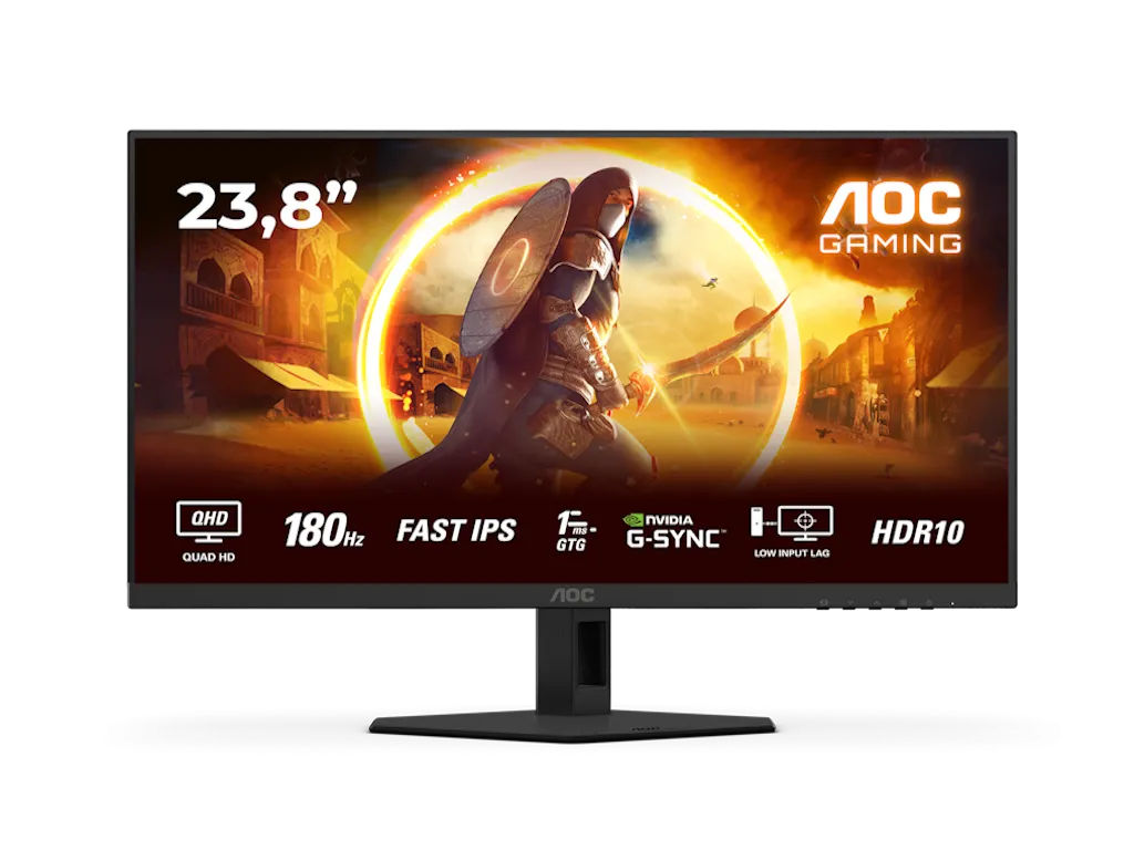 MONITOR AOC Q24G4RE 23.8"/IPS/2560X1440/180HZ/1 MS GTG/HDMI,DP/ADAPTIVE SYNC/VESA/CRNA