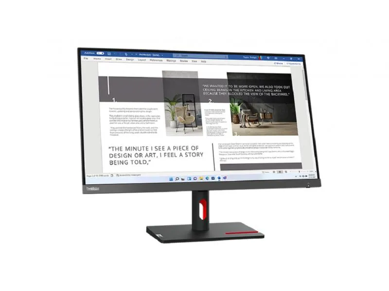 MONITOR LENOVO THINKVISION S27I-30 27"/IPS/1920X1080/100HZ/4MS/2X HDMI,1X VGA /CRNA