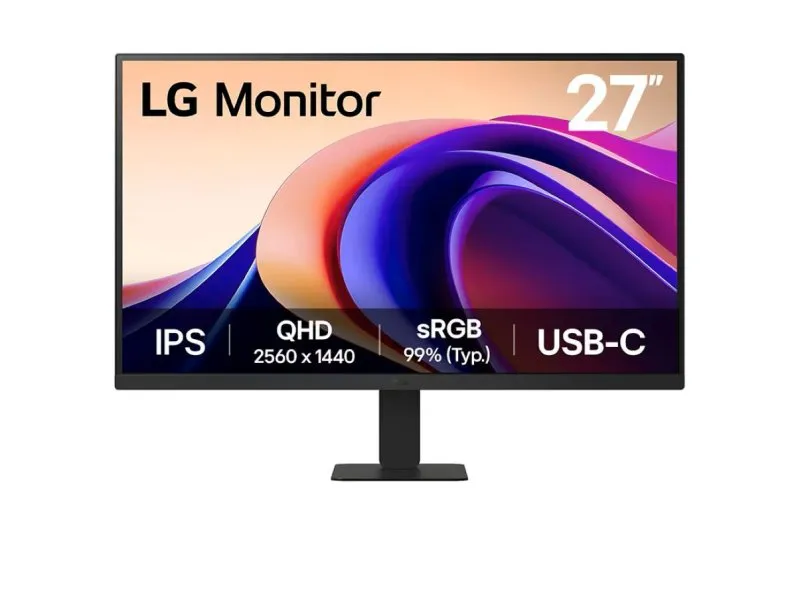 MONITOR LG 27U631A-B 27"/IPS/2560X1440/100HZ/5MS GTG/HDMI,USB TYPE C/VESA/CRNA