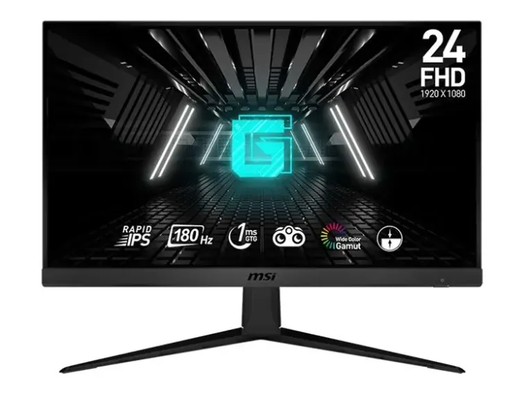 MSI MONITOR 24 G2412F ESPORTS GAMING, IPS, FULLHD, 1MS, 180HZ, DP, HDMI