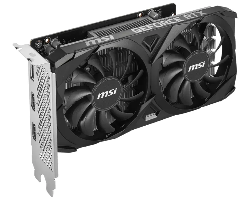 MSI NVIDIA GEFORCE RTX 3050 6GB RTX 3050 VENTUS 2X E 6G OC GRAFIČKA KARTA