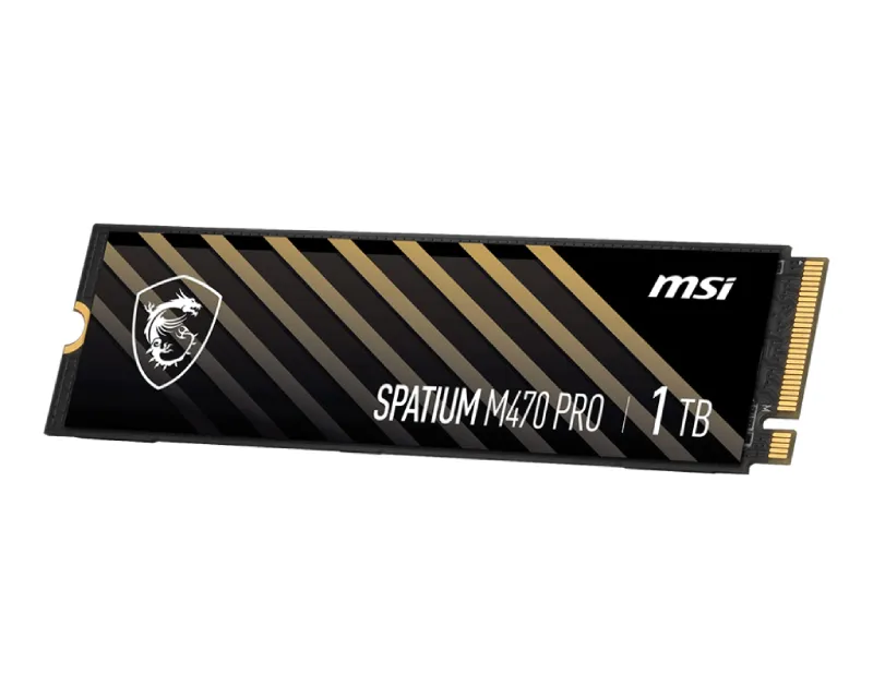 MSI SPATIUM M470 PRO PCIE 4.0 NVME M.2 1TB SSD