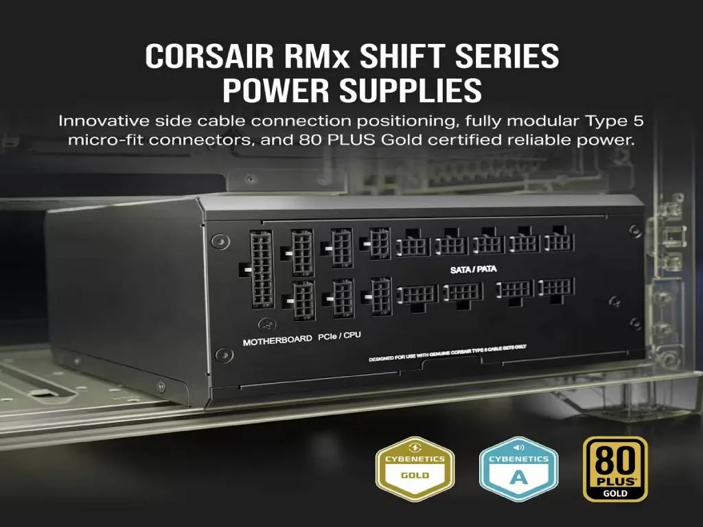 NAPAJANJE CORSAIR RM1200X 1200W/ATX/80+GOLD/MODULARNO/CRNA